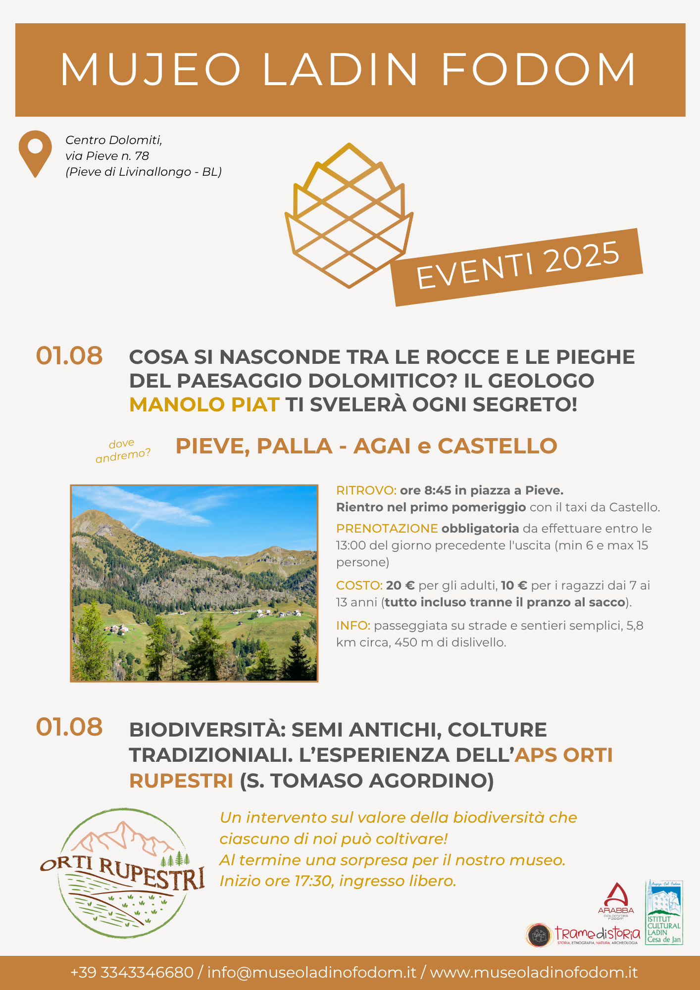EVENTI 1 AGOSTO